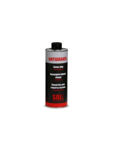 SOLL Protecție Împotriva Pietrelor, Negru 1kg - Strat de Protecție Texturat Profesional